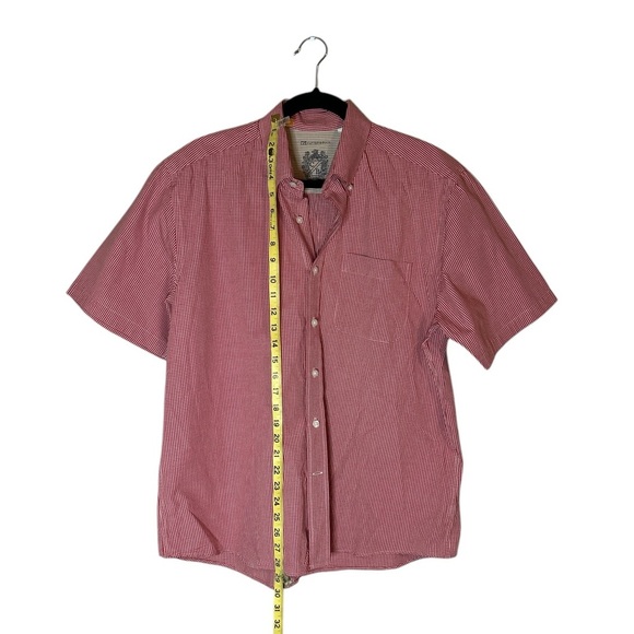 Cutter & Buck Red Checked Short Sleeve Casual Shirt Sz L - Picture 2 of 7